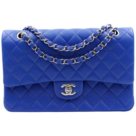 chanel royal blue bag|chanel bag blue color.